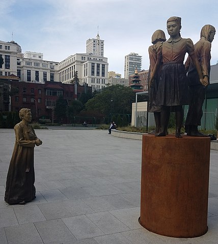 San Francisco Comfort Women Memorial, as of February 2018